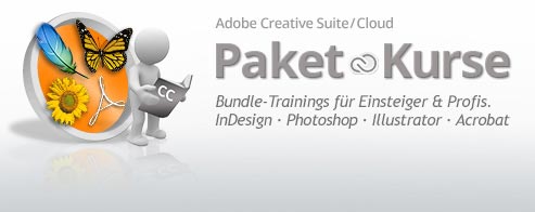 Adobe PAKET Grafik-Schulung  – für Marketing-Mitarbeiter  – und Einsteiger