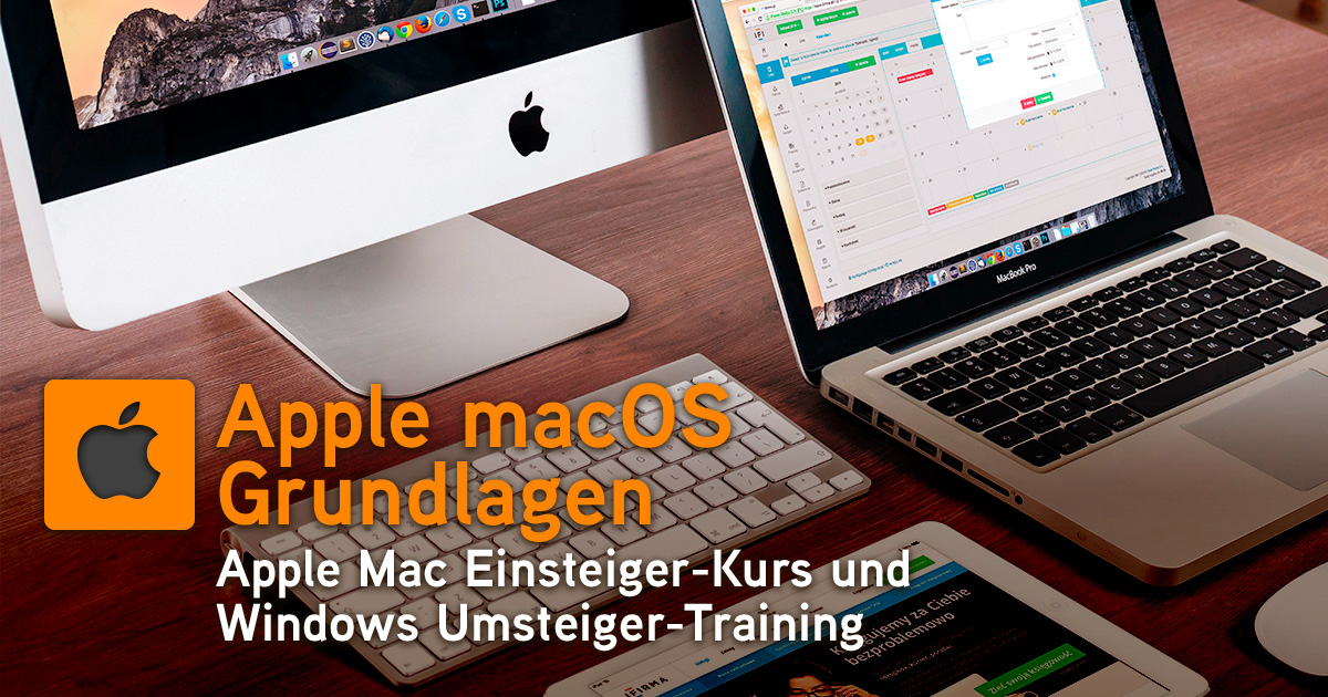 Apple  macOS/X – Grundlagen-Schulung